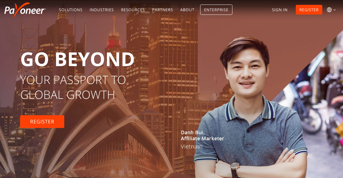 Membuat akun Payoneer