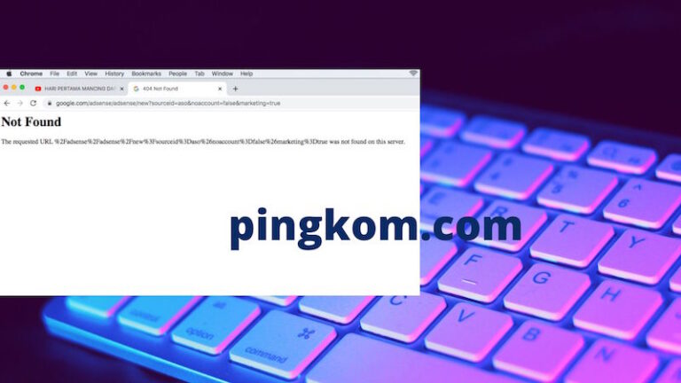 laman Google AdSense tumbang dan down