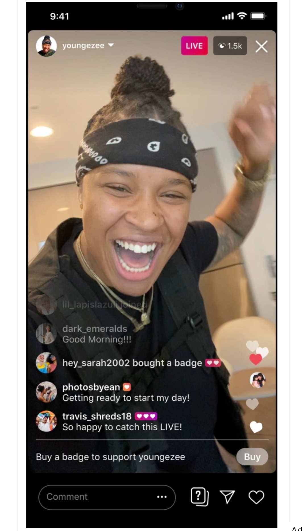 Fans Badge Instagram