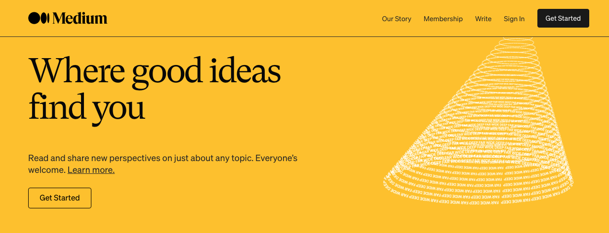 Mendaftar sebagai penulis medium