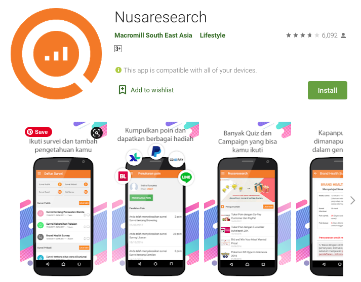 aplikasi penghasil pulsa nusaresearch