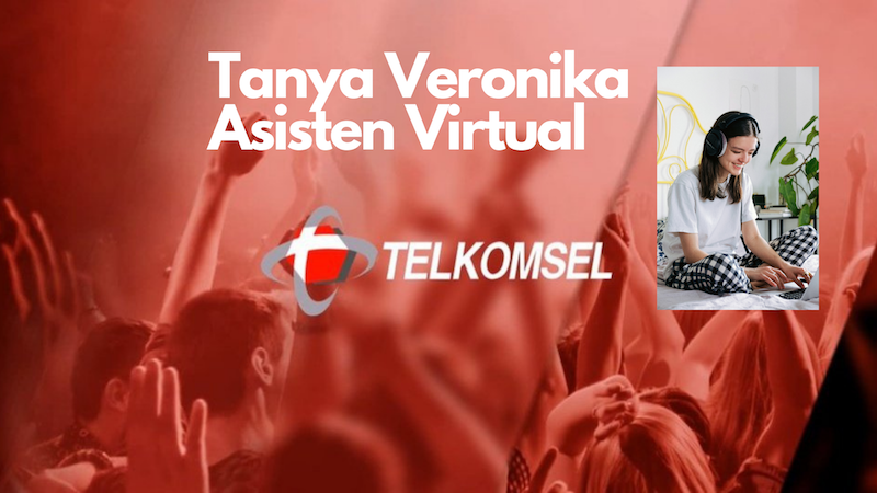 tanya veronika asisten virtual Telkomsel