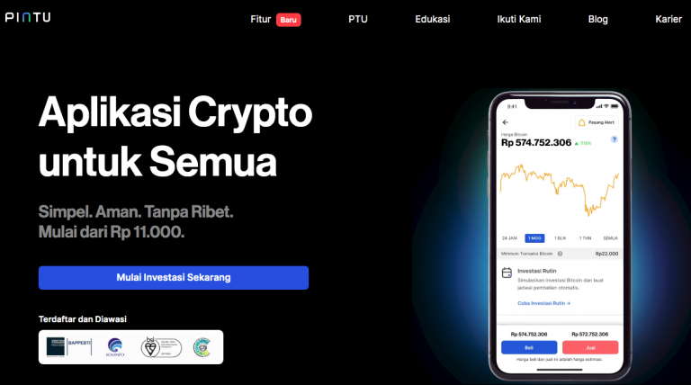 Pintu Aplikasi Crypto Terbaik dan Termudah di Indonesia