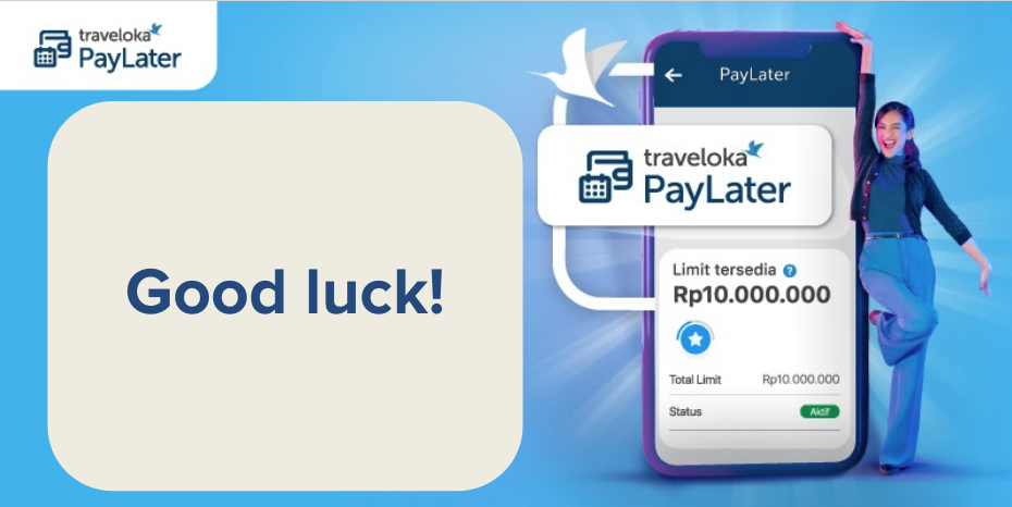 Traveloka PayLater dari aplikasi