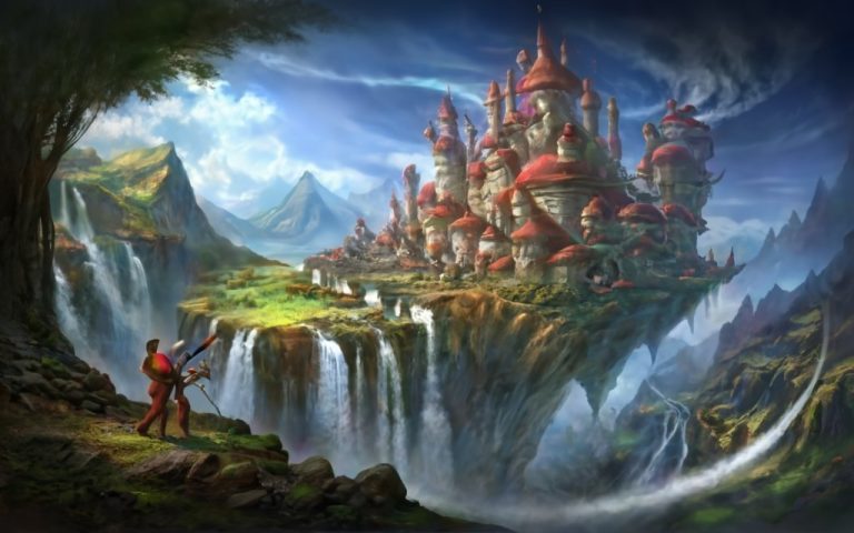 ilustrasi gambar novel fantasi